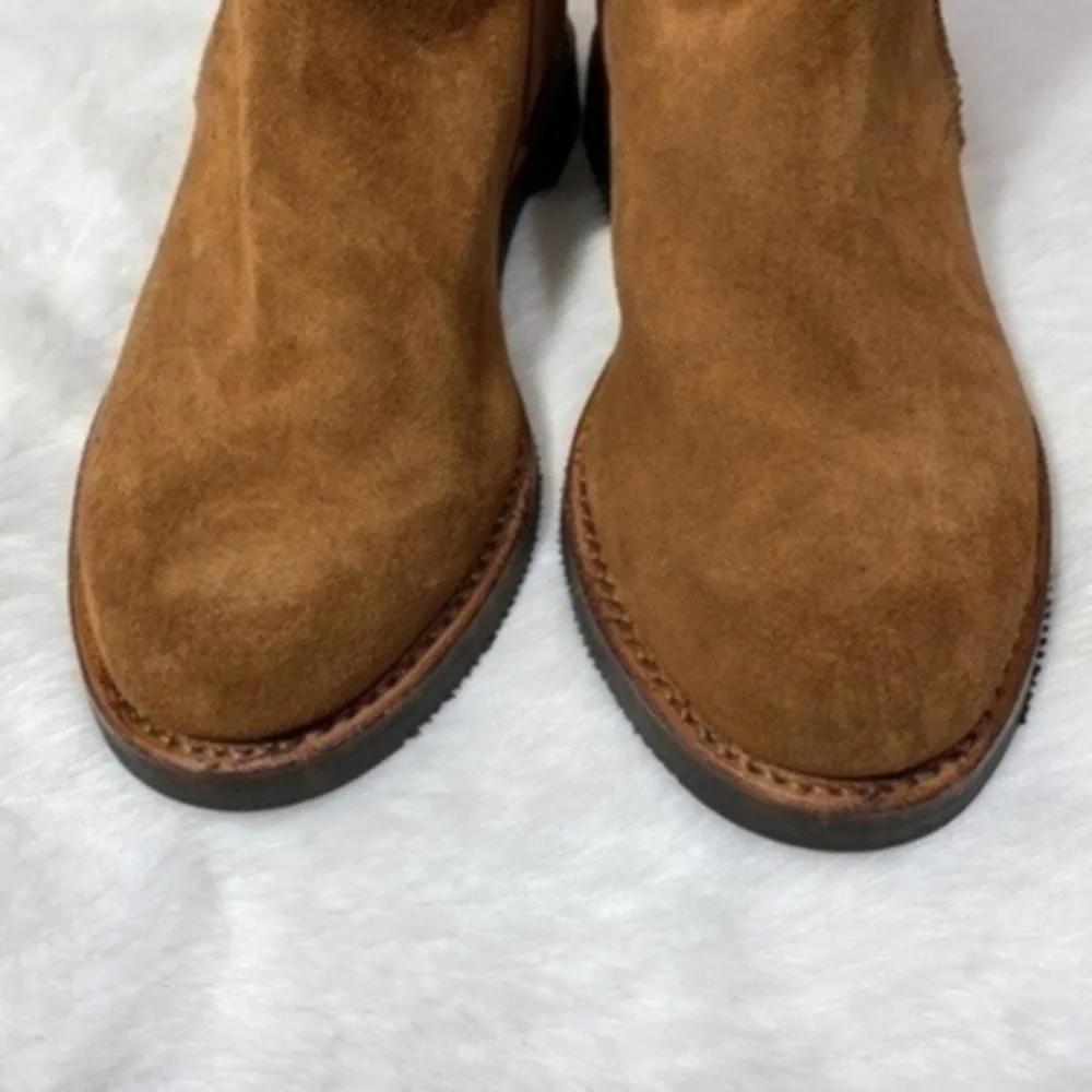Valverde Del Camino tall suede women’s boot size 38 color Brown